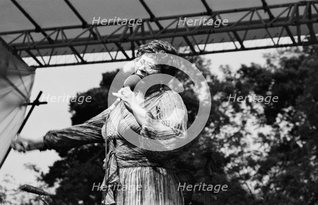 Ella Fitzgerald, Capital Jazz Festival, Knebworth, 1981.   Artist: Brian O'Connor.