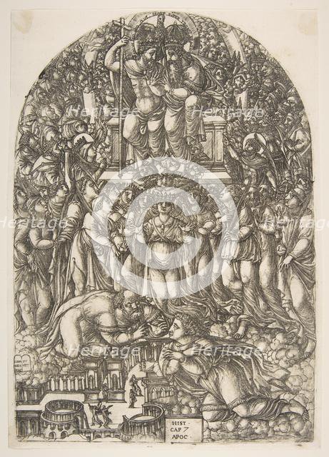 An innumerable Multitude which Stands before the Throne, from the Apocalypse.n.d. Creator: Jean Duvet.