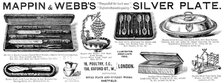 Advertisement for Mappin & Webb’s Silver Plate, 1890. Creator: Unknown.