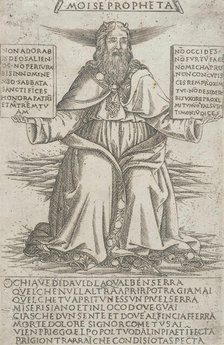 The Prophet Moses, between circa 1475 and circa 1480. Creator: Francesco Rosselli.