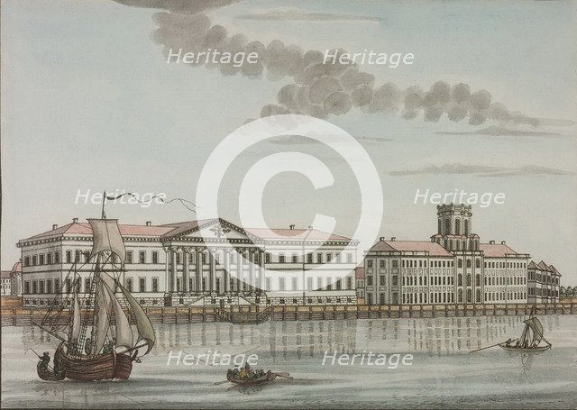 The Academy of Science in St. Petersburg, Between 1792 and 1820.