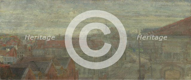 View of Phnosia. Luminous Waves and Vibrations, 1890. Creator: James Ensor.