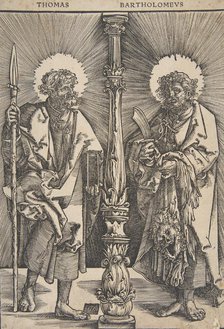 Sts. Thomas and Bartholomew, 1518. Creator: Monogrammist G.Z..