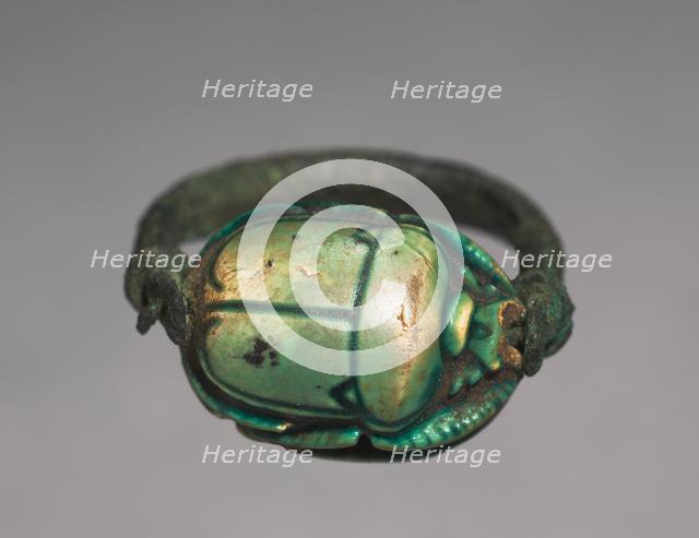 Scarab Ring, 1279-1213 BC. Creator: Unknown.