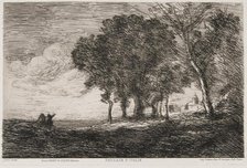 Italian Landscape, c1865.  Creator: Jean-Baptiste-Camille Corot.