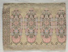 Two Pieces from a Scarf, 1700s. Creator: Unknown.