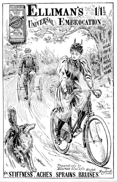 Advertisement for Elliman's Universal Embrocation, 1895. Creator: Unknown.