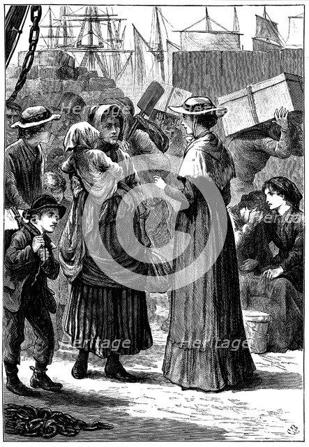 Caroline Chisholm, The Emigrant's Friend', Sydney, Australia, c1845. Artist: Unknown