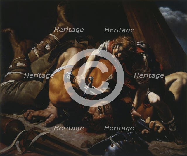 David and Goliath, 1607-1608. Creator: Borgianni, Orazio (1578-1616).