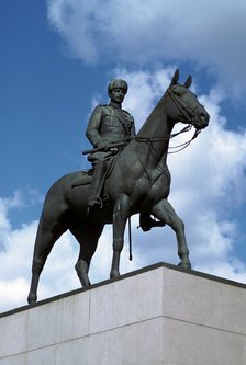 Equestrian Statue of Marshal Mannerheim, 1960s. Artist: Aimo Johan Kustaa Tukiainen