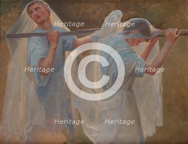 Angels. Creator: Frid, Ludvig (1855-1909).