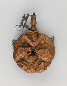 Powder Flask, Germany, c. 1650. Creator: Johann Georg Maucher.