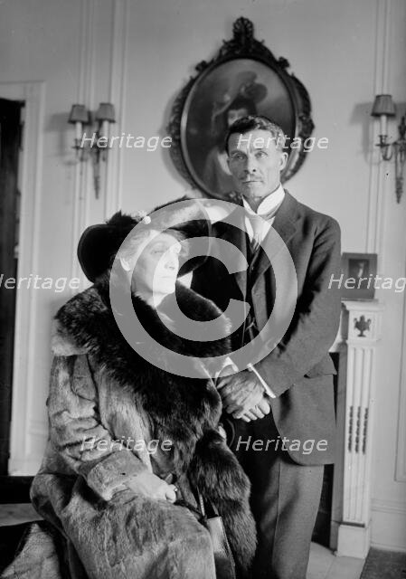 H.Y. Braddon & wife, 1918. Creator: Bain News Service.