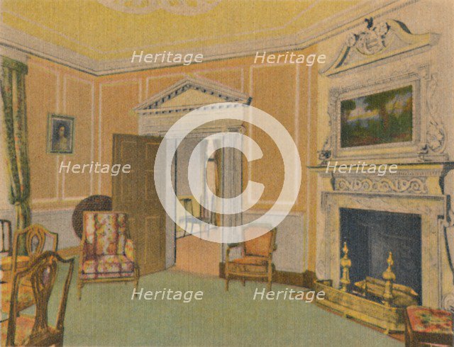 'The West Parlor', 1946. Artist: Unknown.