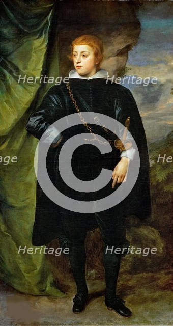Carlo Emanuele d'Este, Marchese di Borgomanero (1622-1695), c. 1635. Creator: Dyck, Sir Anthony van (1599-1641).