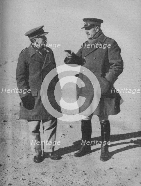 'Victors of the Western Desert in Conference', 1941. Artist: Unknown.