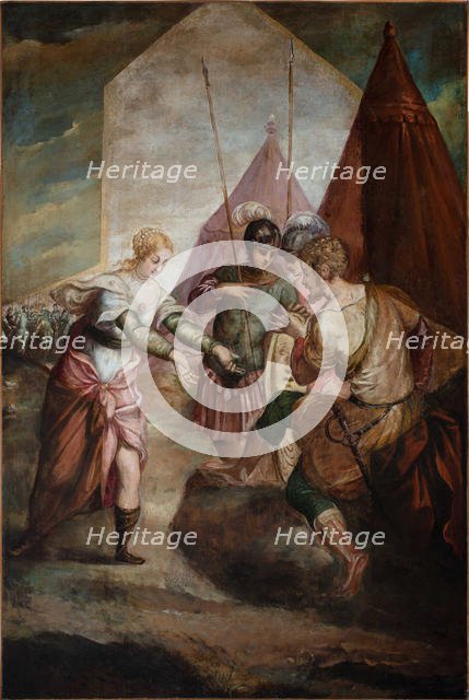 Briseis aund Achilles. Creator: Tintoretto, Jacopo (1518-1594).