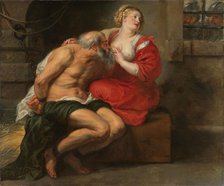 Cimon and Pero, c.1635. Creator: Workshop of Peter Paul Rubens.