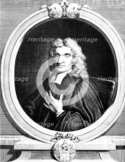 John Flamsteed, English astronomer and clergyman,1712 (1725). Artist: George Vertue