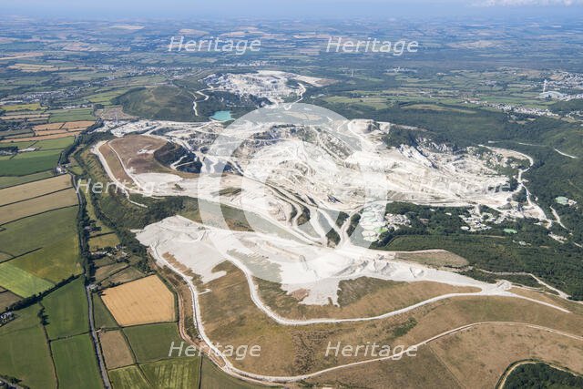 Melbur China Clay Works, Cornwall, 2018. Creator: Damian Grady.