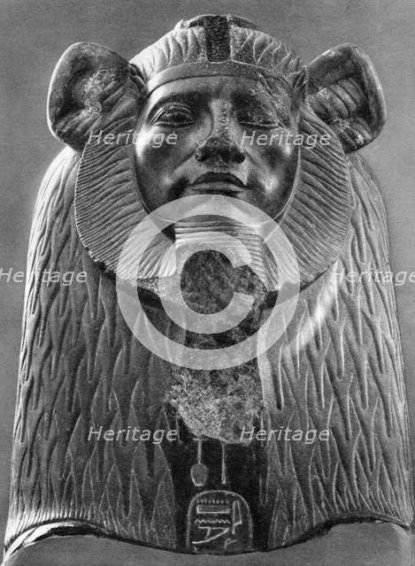 A granite sphinx of King Amenemhat III, c1820 BC (1936). Artist: Unknown