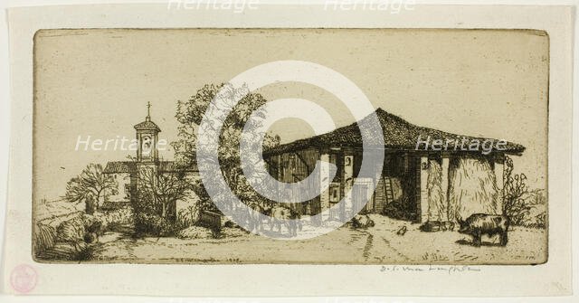 A Tuscan Farm, 1904. Creator: Donald Shaw MacLaughlan.