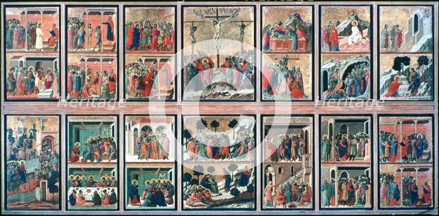 'Maesta', (Stories of the Passion), 1308-1311. Artist: Duccio di Buoninsegna