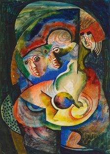 Masks, c1922. Creator: Kádár, Béla (1877-1956).