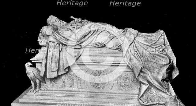 ''Memorial to the late Emperor Frederick in the Mausoleum at Charlottenburg', 1890. Creator: Unknown.