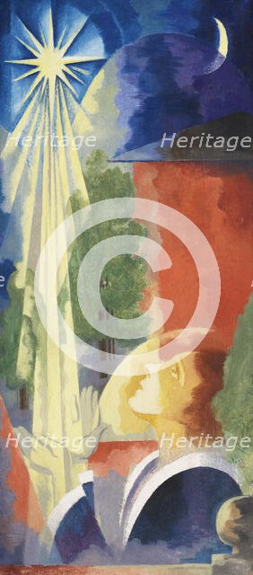 Girl with the evening star, c 1920. Creator: Graf; Gottfried (1881-1938).