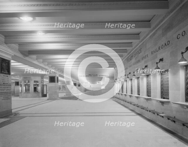 Suburban concourse, Grand Central Terminal, N.Y. Central Lines, New York, c.between 1910 and 1920. Creator: Unknown.