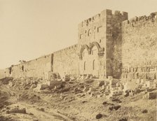 Jérusalem. Portes Dorées, 1860 or later. Creator: Louis de Clercq.