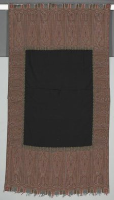 Shawl, c. 1860s. Creator: Unknown.