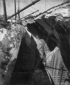 Marble quarry near Rutland, between 1890 and 1905. Creator: Unknown.