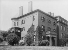Grace Denio Litchfield's home, 2010 Mass. Ave., N.W. Washington, D.C., between 1890 and 1950. Creator: Frances Benjamin Johnston.