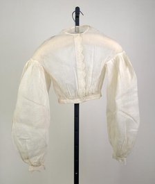 Blouse, American, ca. 1865. Creator: Unknown.