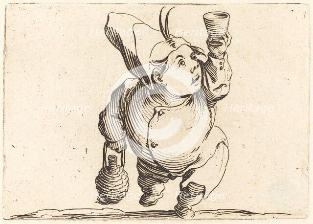 The Drinker, Front View, c. 1622. Creator: Jacques Callot.