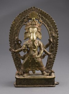 Six-Armed God Ganesha, 17th century. Creator: Unknown.