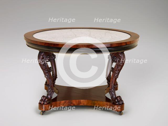 Center table, about 1830. Creator: Unknown.