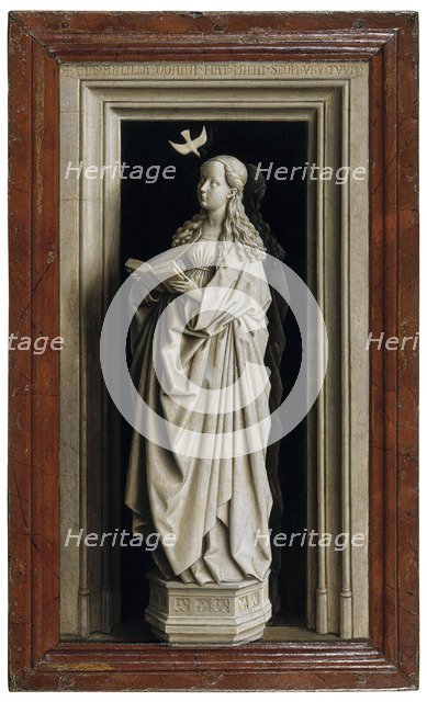 The Annunciation (Diptych, right panel), 1434-1435. Artist: Eyck, Jan van (1390-1441)