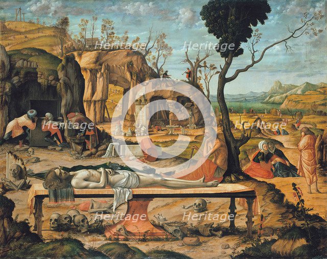 The Entombment of Christ, 1505. Artist: Carpaccio, Vittore (1460-1526)