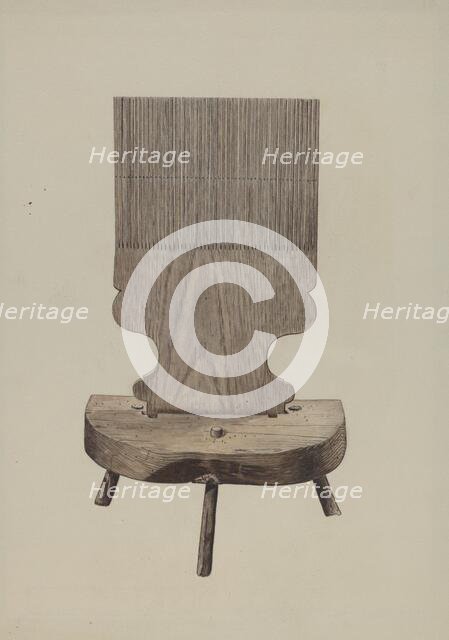 Hand Loom, c. 1938. Creator: Albert Ryder.