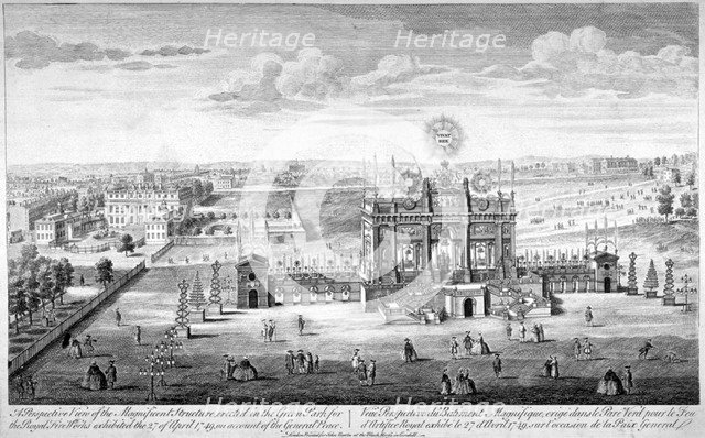 Green Park, Westminster, London, 1749. Artist: Anon