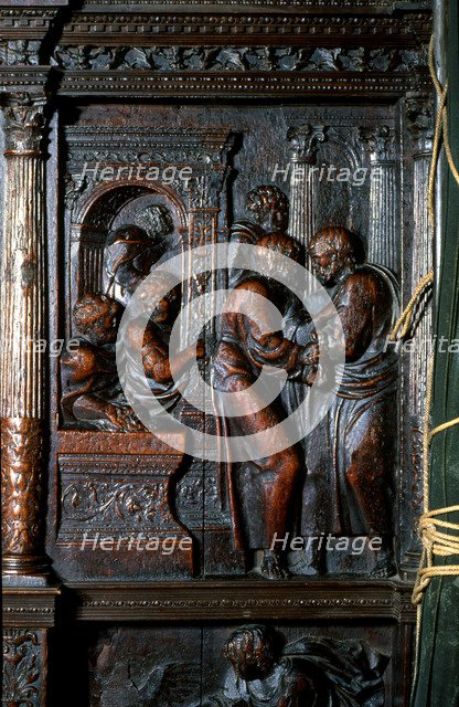 Scene of the life of Joseph and his brothers, the sons of Jacob, from the Old Testament, in the r…