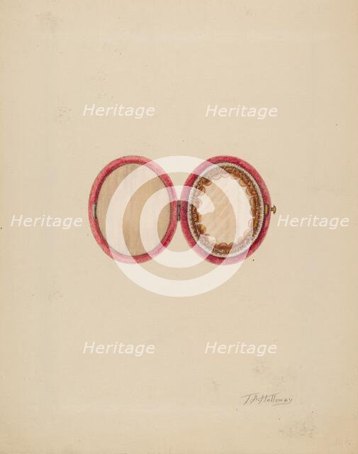 Miniature Case, c. 1937. Creator: Thomas Holloway.