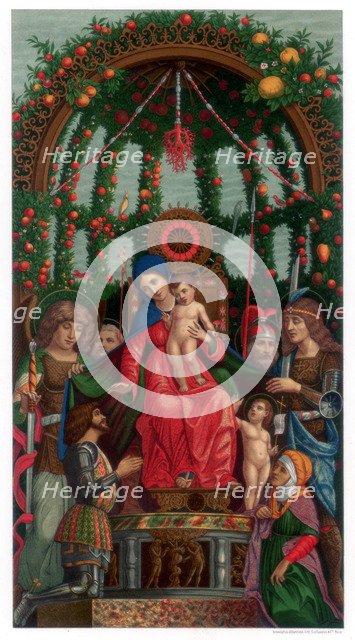 'Madonna of Victory', 1496 (1870). Artist: Franz Kellerhoven