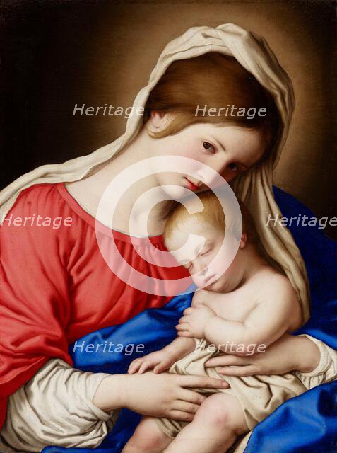 Madonna and Child, date unknown. Creator: Workshop of Sassoferrato.