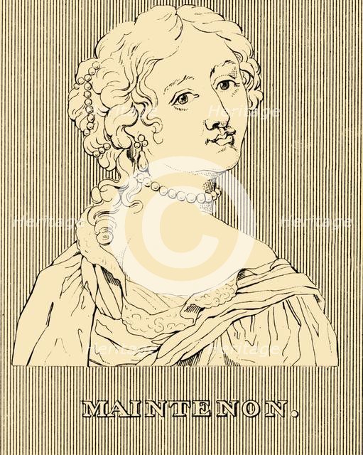 'Maintenon', (1635-1719), 1830. Creator: Unknown.
