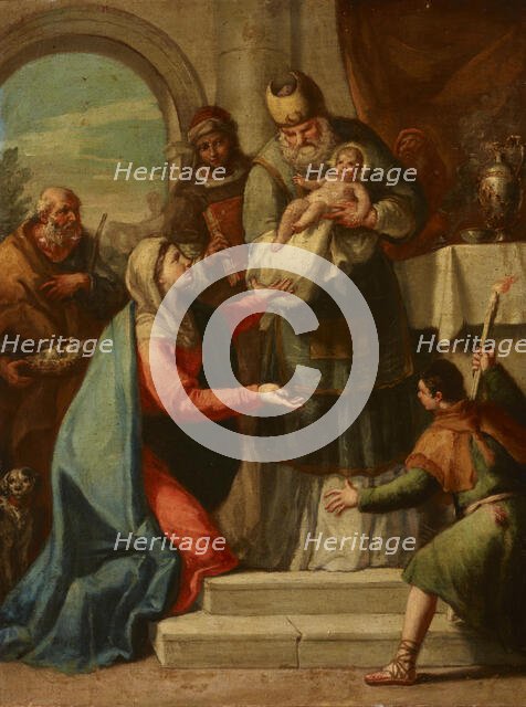 Presentation of Jesus at the Temple, 18th century. Creator: Unknown.