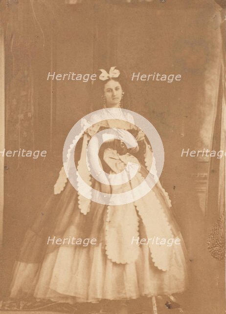 Les rubans découpé, 1860s. Creator: Pierre-Louis Pierson.